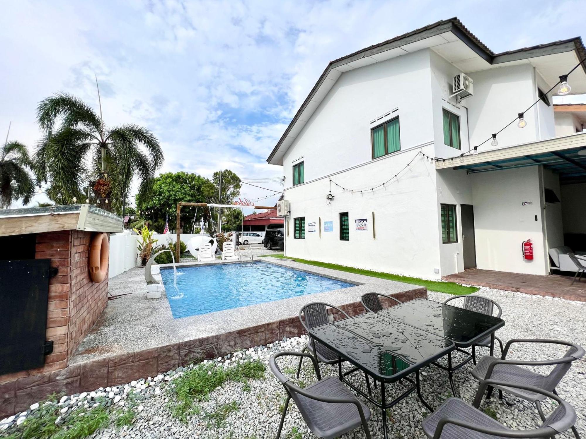 Klebang Melaka Private Pool 12Pax-4Br-Sing K-Coway别墅 外观 照片