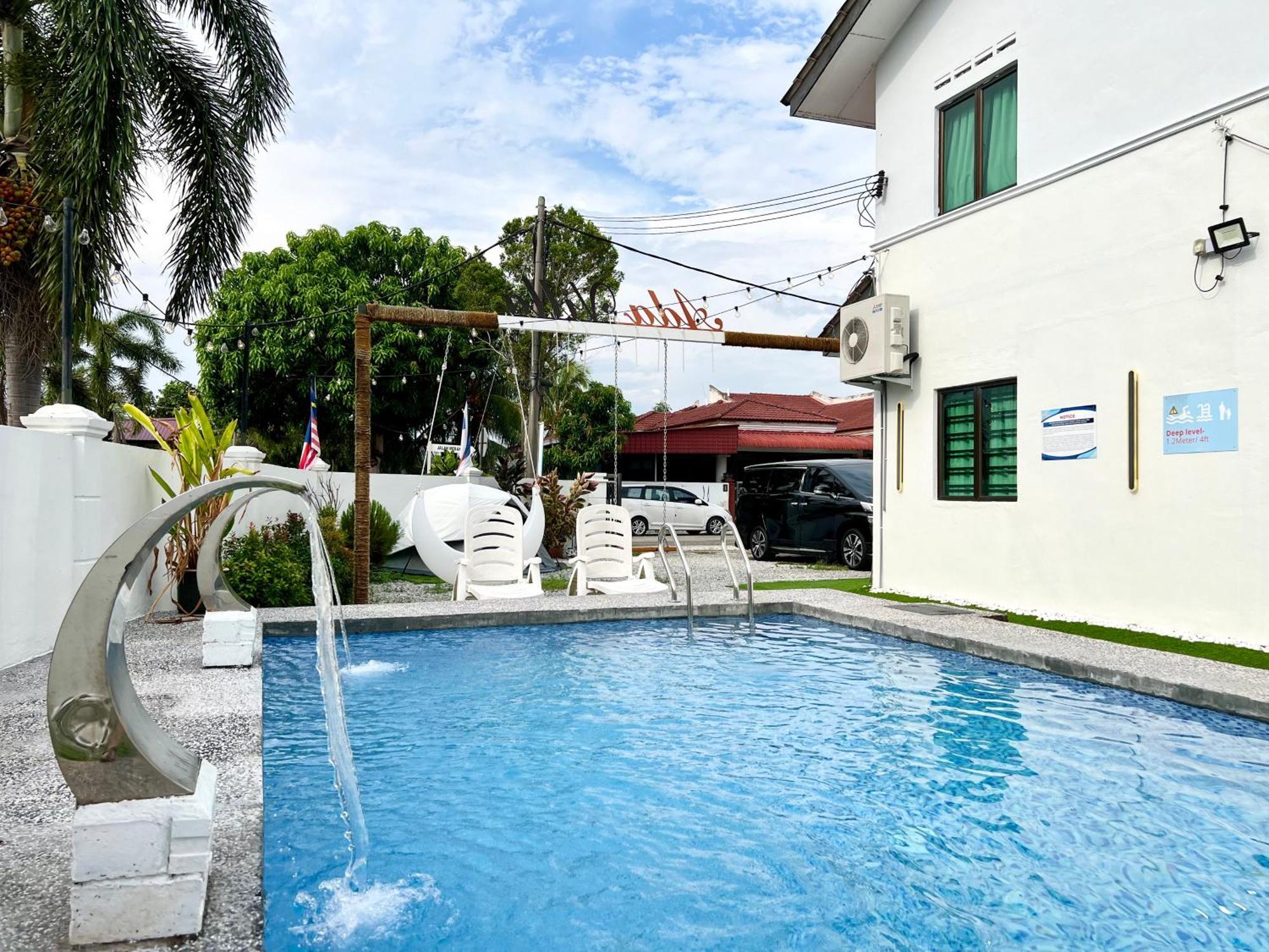 Klebang Melaka Private Pool 12Pax-4Br-Sing K-Coway别墅 外观 照片