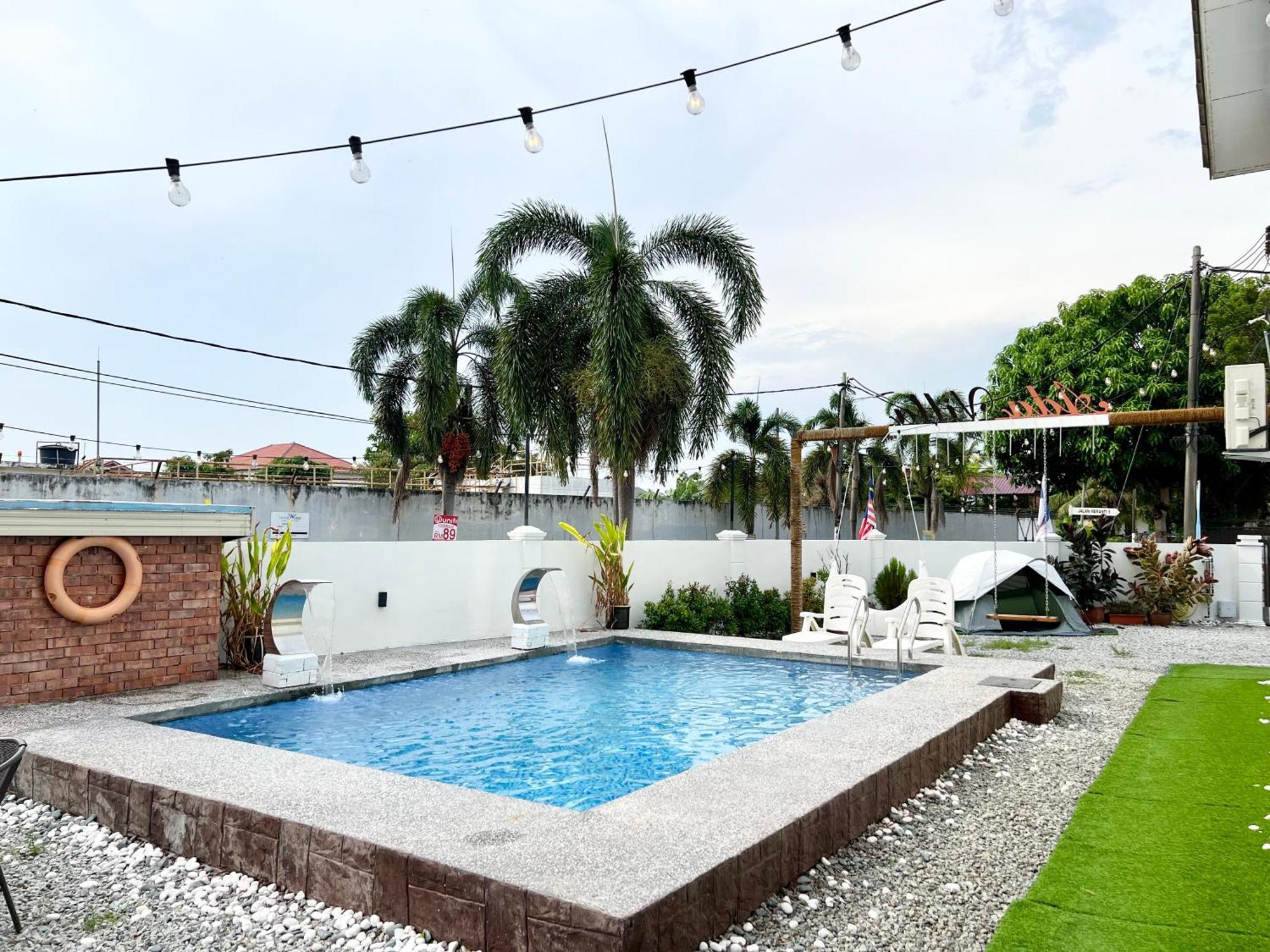 Klebang Melaka Private Pool 12Pax-4Br-Sing K-Coway别墅 外观 照片